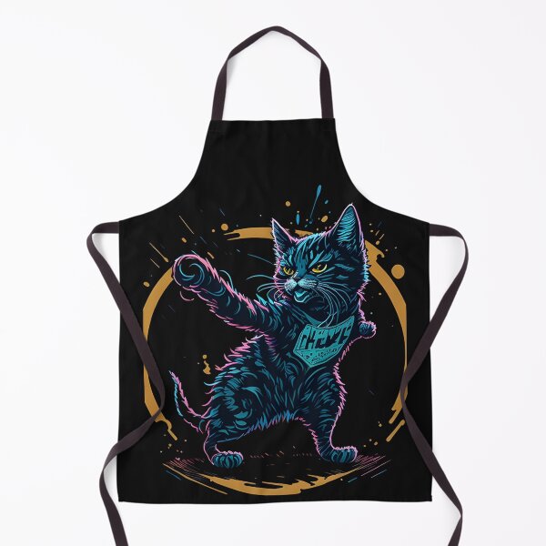 Item preview, Cat Daddy Black Cat Vintage Eighties Style Cat Retro I- Our Funny & Cute Cat Design designed and sold by Chromatic-Art.