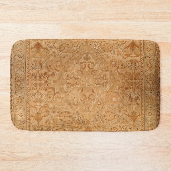 Item preview, Antique Indian Amritsar Rug Print designed and sold by Vicky Brago-Mitchell®.