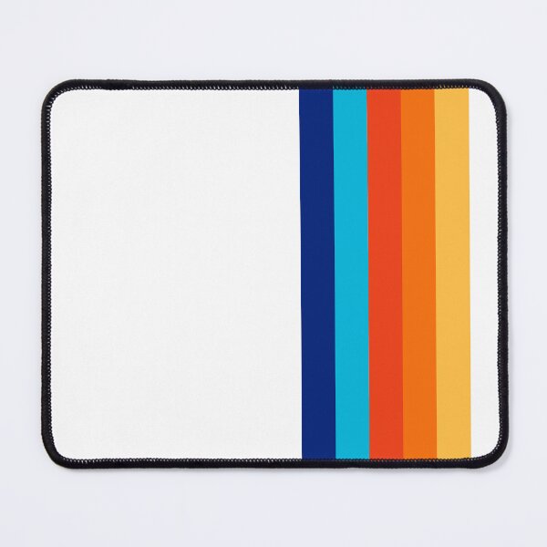 Item preview, 5 colour retro Racing Stripes Red Blue Gold 70s GP fashion design designed and sold by ModSupporters.