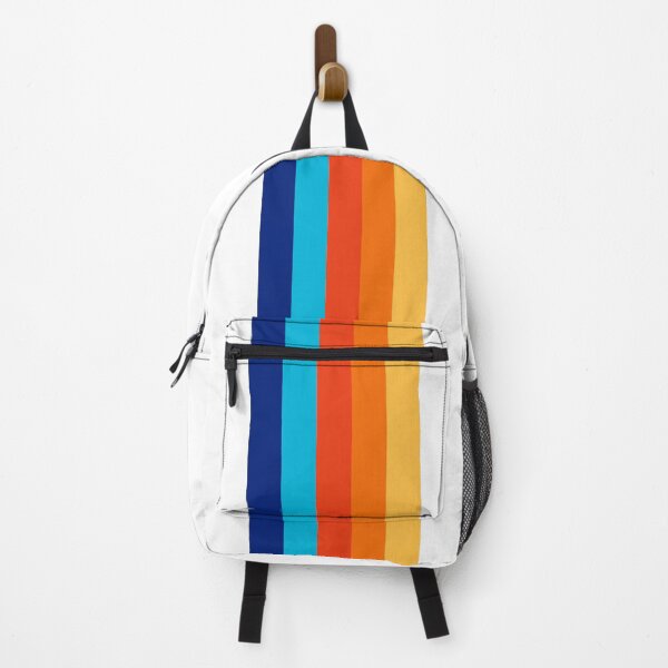 Item preview, 5 colour retro Racing Stripes Red Blue Gold 70s GP fashion design designed and sold by ModSupporters.