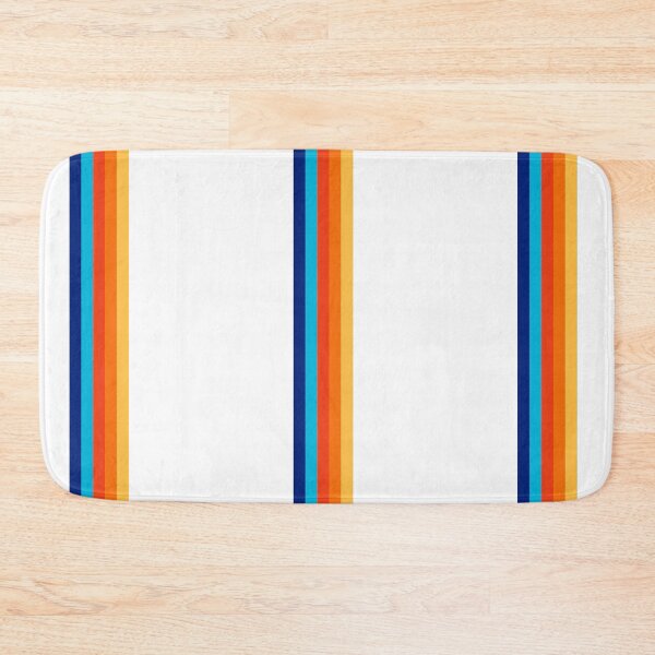 Item preview, 5 colour retro Racing Stripes Red Blue Gold 70s GP fashion design designed and sold by ModSupporters.