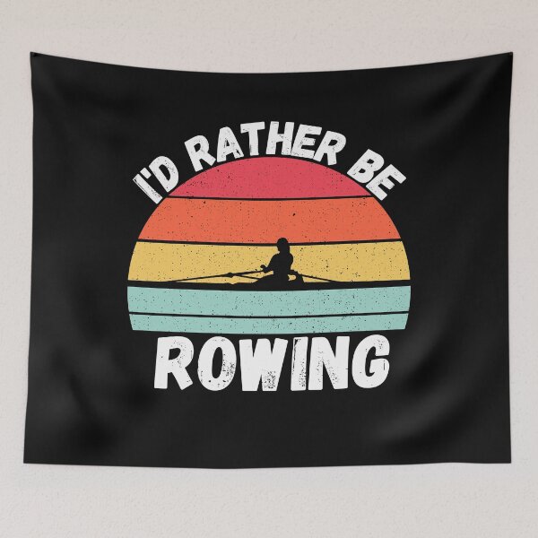 Item preview, Rowing, I’d Rather Be Rowing, For Crew Team, Funny Rowing designed and sold by Cryptohaven.