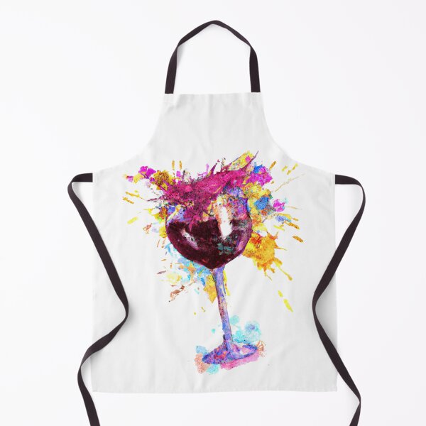 Item preview, Colorful Glass of Wine - Wine Shirt designed and sold by Rich Summers Art.