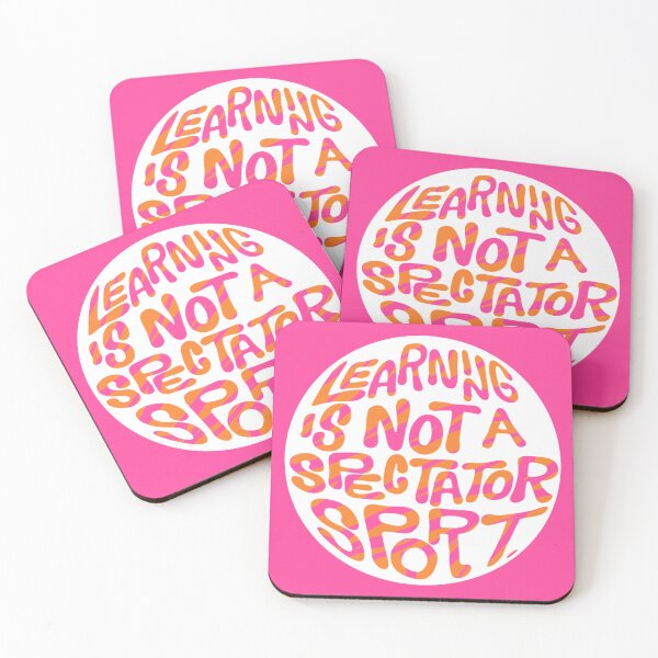 Item preview, Learning Is Not A Spectator Sport - Circular Version designed and sold by VaguelyOriginal.