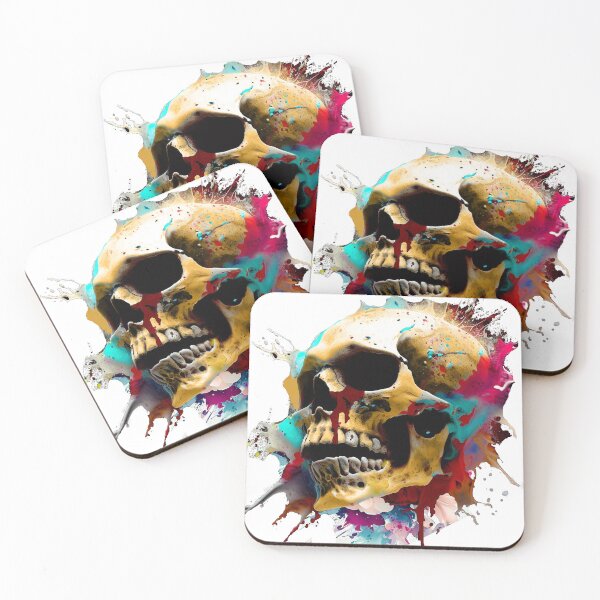 Item preview, mens skull t-shirt designed and sold by X-ecute.