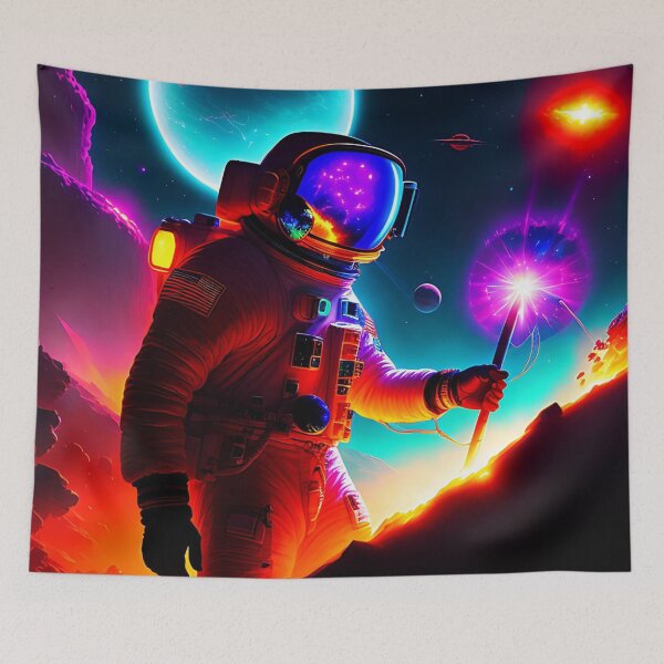 Item preview, Cosmic Astronaut Wielding Celestial Power designed and sold by Space-Wear.