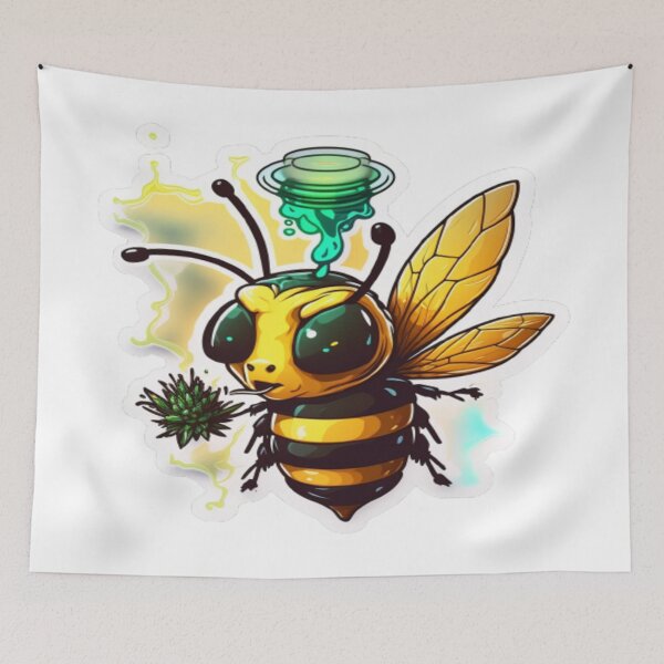 Item preview, stoned bee designed and sold by LoveyDesign.