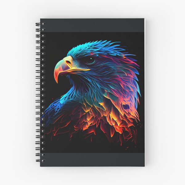 Item preview, Eagle in flames paint digital art designed and sold by ARTISTRY  ATELIER.