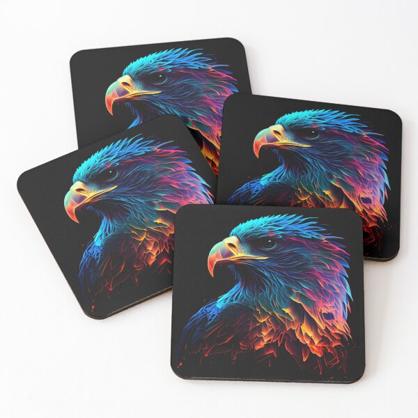 Item preview, Eagle in flames paint digital art designed and sold by ARTISTRY  ATELIER.