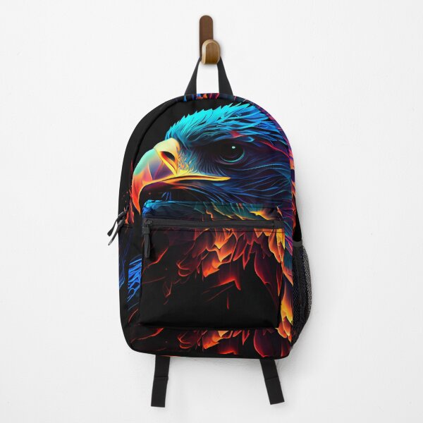 Item preview, Eagle in flames paint digital art designed and sold by ARTISTRY ATELIER.