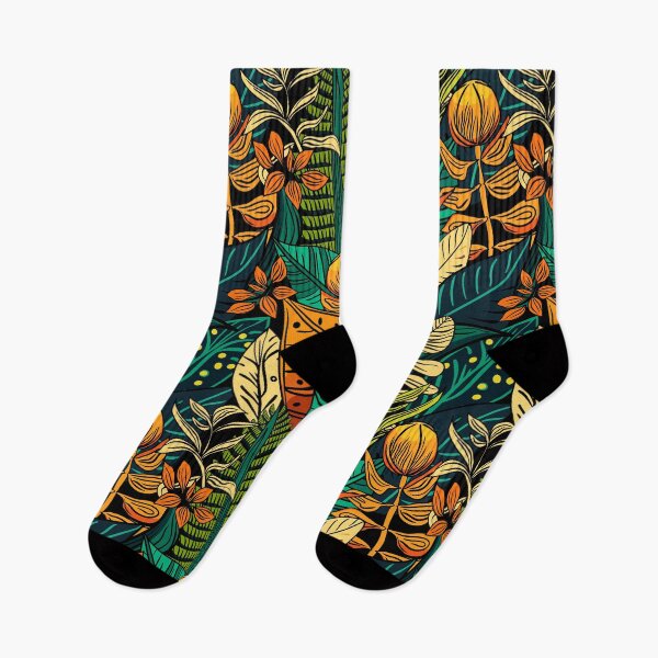 Item preview, Tropical rainforest floral illustration  designed and sold by Mashusha-art.