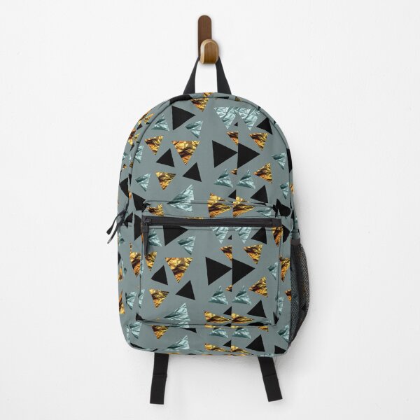Item preview, Metallic Triangle design Geometric Abstract art work with triangles designed and sold by Thilaniz.