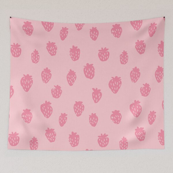 Item preview, Sweet Pink Strawberry Pattern designed and sold by Midnight Coffee.