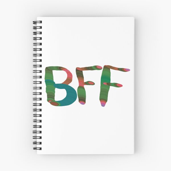 Item preview, Best friends forever BFF rainbow designed and sold by chuckletuckle.