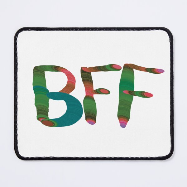 Item preview, Best friends forever BFF rainbow designed and sold by chuckletuckle.