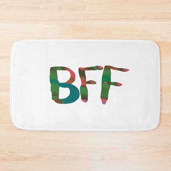 Item preview, Best friends forever BFF rainbow designed and sold by chuckletuckle.