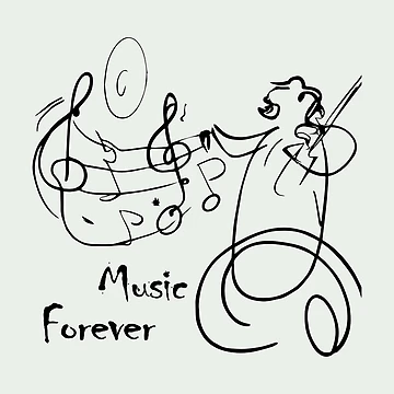 Artwork thumbnail, Music forever by RipaDesign