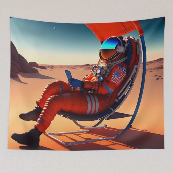 Item preview, Astronaut on Space Vacation designed and sold by Space-Wear.