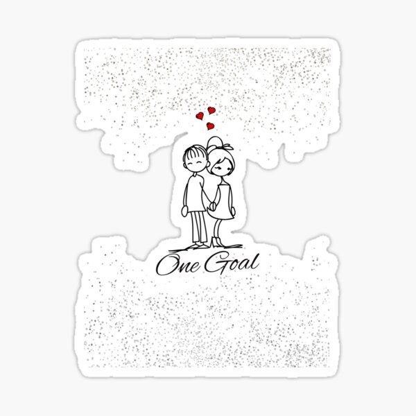 Couple Goal Stickers for Sale