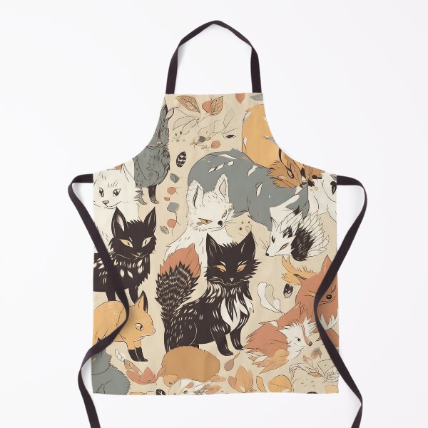 Aperçu de l'œuvre Abstract Fox Pattern créée et vendue par Seetears.