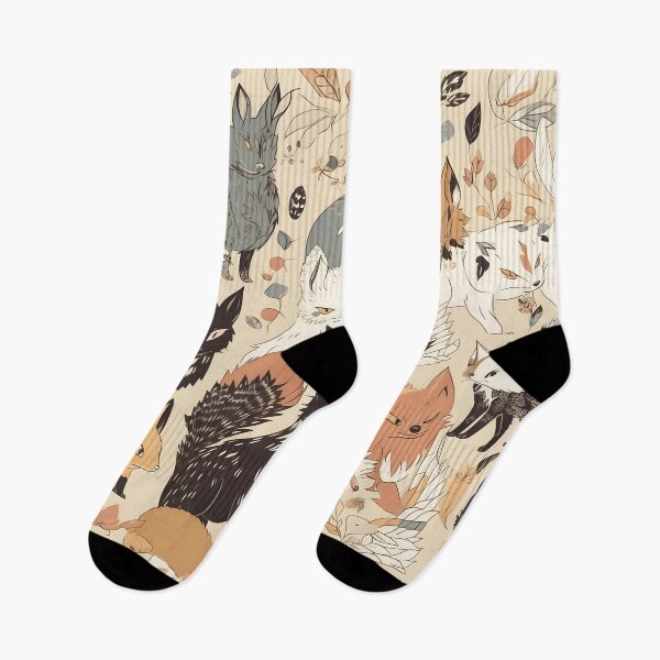 Item preview, Abstract Fox Pattern designed and sold by Seetears.
