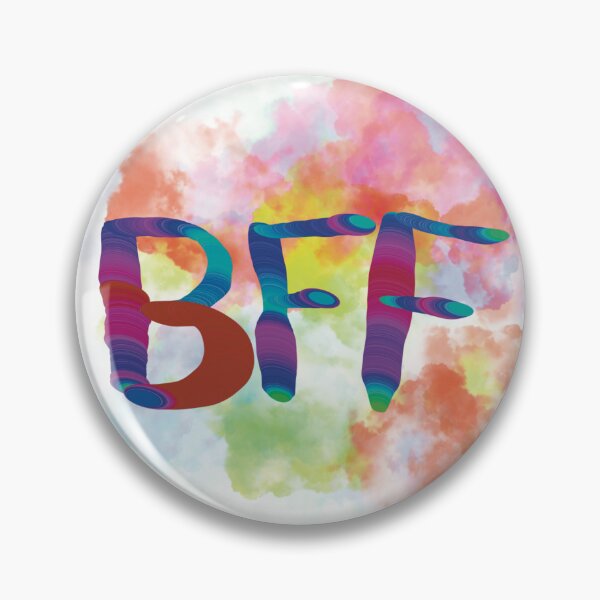 Item preview, Best friends forever BFF rainbow clouds designed and sold by chuckletuckle.