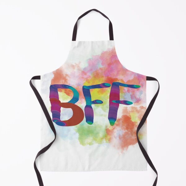 Item preview, Best friends forever BFF rainbow clouds designed and sold by chuckletuckle.