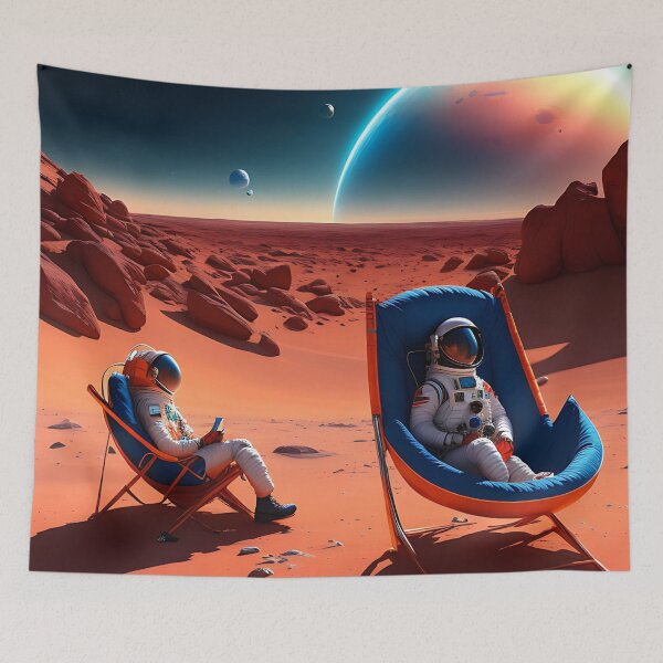 Item preview, Astronauts Holiday on Mars designed and sold by Space-Wear.