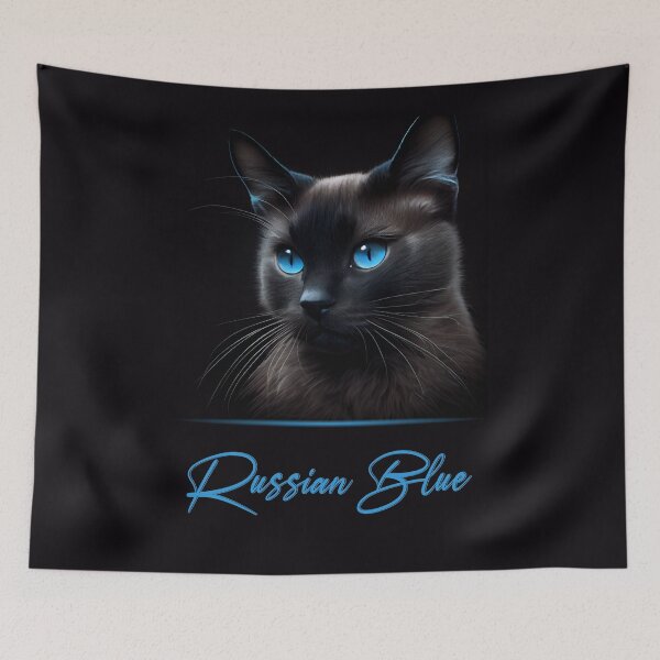 Item preview, Russian Blue Portrait designed and sold by Best-Breeds.