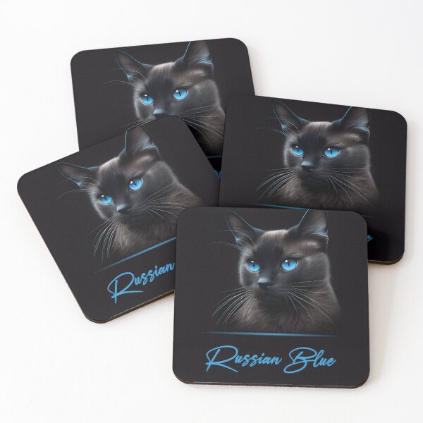 Item preview, Russian Blue Portrait designed and sold by Best-Breeds.