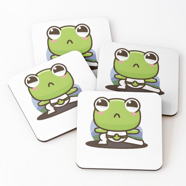 Item preview, Yoga Frog Warrior: Be Strong and Relaxed with this Unique Warrior Pose! designed and sold by NathalieRached.