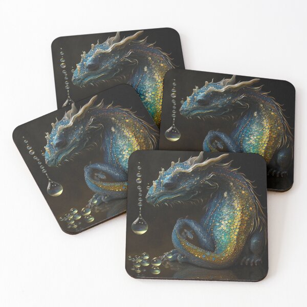 Item preview, Little Dragon with drops designed and sold by oliviasunrise.