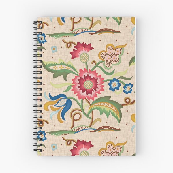 Item preview, Vintage Flower Crewel Pattern 1970s designed and sold by VintageStyle.