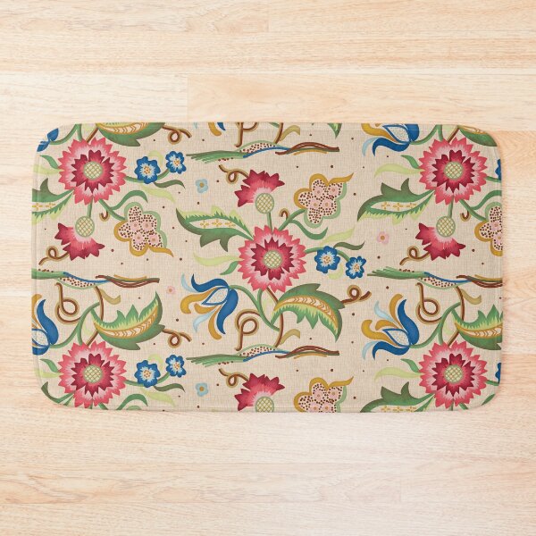 Item preview, Vintage Flower Crewel Pattern 1970s designed and sold by VintageStyle.