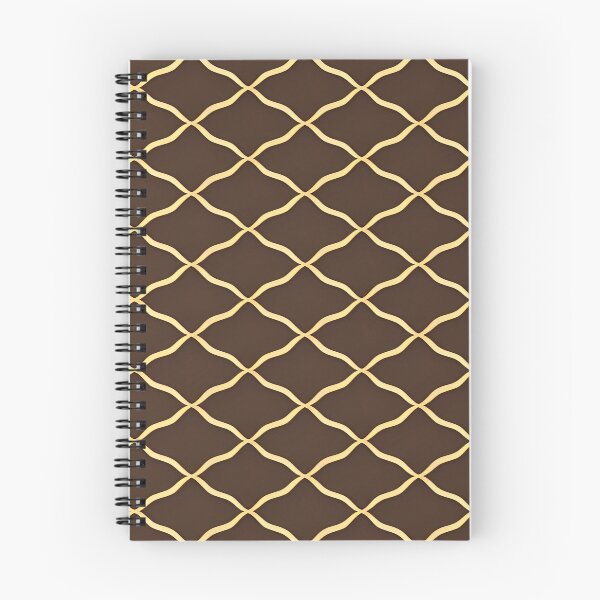 Item preview, Geometric Abstract Shapes Yellow Gold Color with Brown Background designed and sold by deniselynnimage.