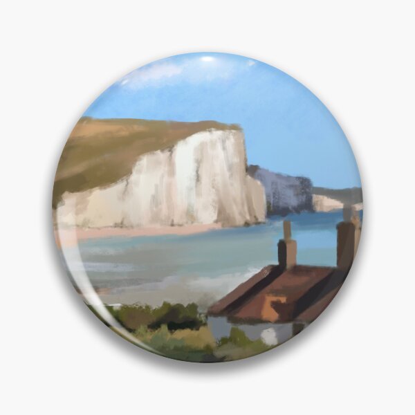 Item preview, South Downs cliff  designed and sold by jainachandler.