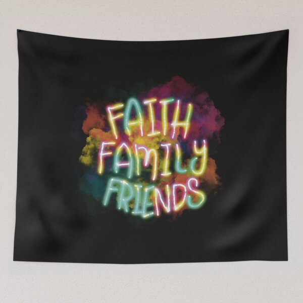 Item preview, Family faith and friends rainbow designed and sold by chuckletuckle.