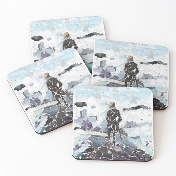 Item preview, The walker above the sea of clouds collage designed and sold by Anasofi3210.
