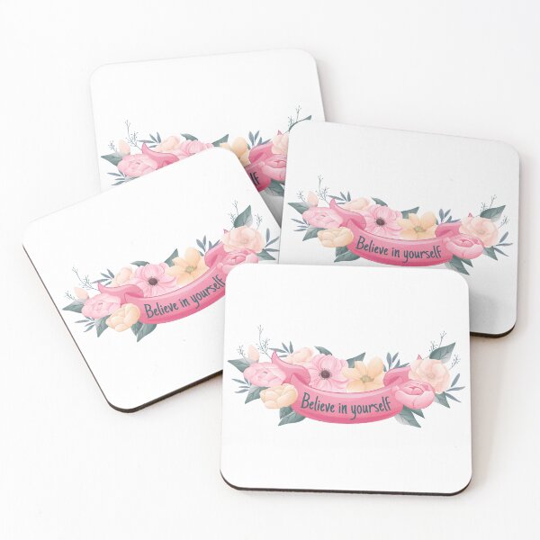 Item preview, Believe in yourself with flowers  designed and sold by mikasa.art.