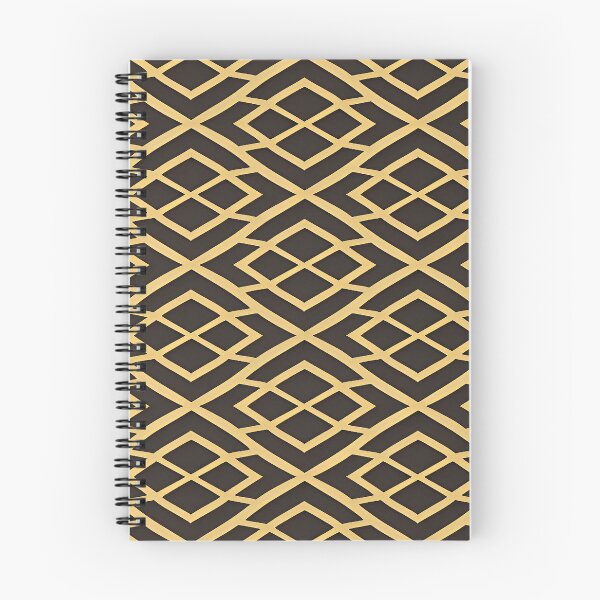 Item preview, Geometric Abstract Rectangular Shapes Yellow Gold Color with Brown Background designed and sold by deniselynnimage.