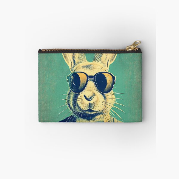 Item preview, Vintage retro cool Easter bunny wearing sunglasses designed and sold by EmeraldeaArt.