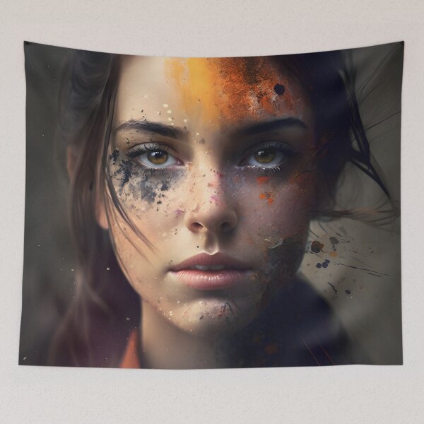 Item preview, Colorful girl designed and sold by BeautyOcean.