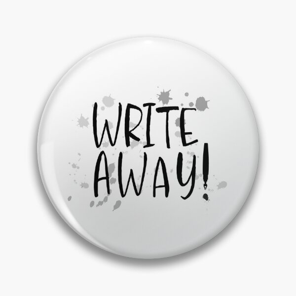 Item preview, Write Away Graphic designed and sold by ArtistWriterLiz.