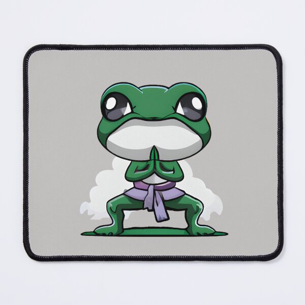 Item preview, Channel Your Inner Warrior with Yoga Frog Warrior Pose  designed and sold by NathalieRached.