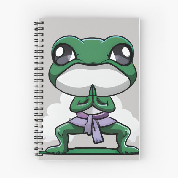 Item preview, Channel Your Inner Warrior with Yoga Frog Warrior Pose  designed and sold by NathalieRached.