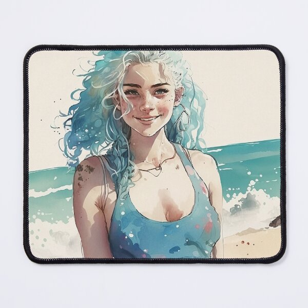 Item preview, woman on the beach designed and sold by CARLOS WONG NACARINO.