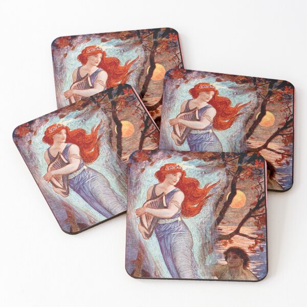 Item preview, Elusive Spirit Maiden Vintage Illustration by H J Ford designed and sold by Deannaboh.