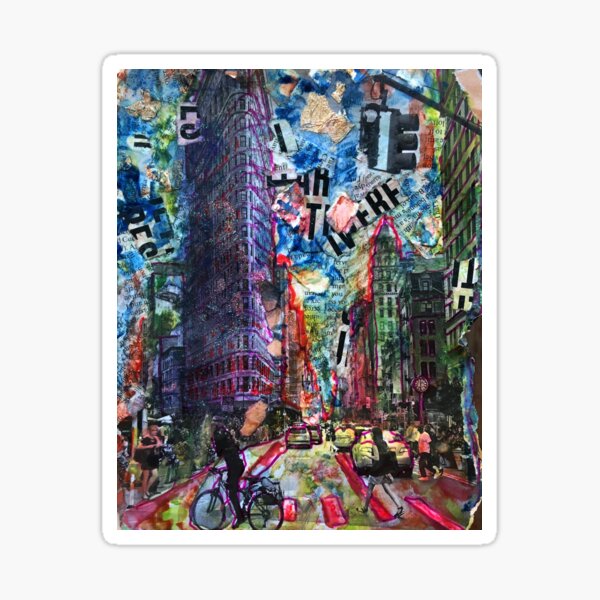 arc-en-ciel new york city Sticker