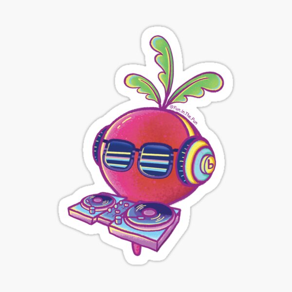 Beet - the beet guy. Sticker