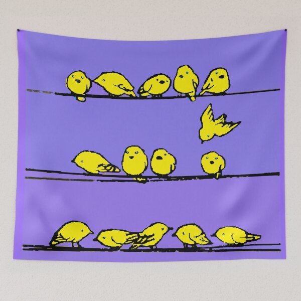 Item preview,  BIRDS ON A WIRE LINES designed and sold by THE AMERICAN TEEVANGELIST.